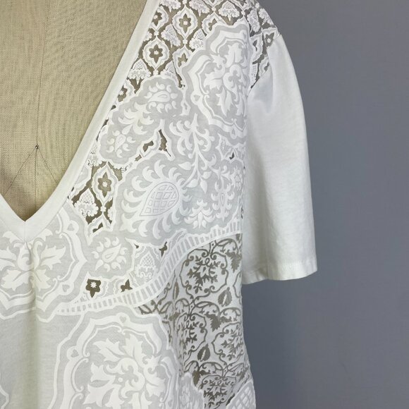 Zara Knit Burnout Top - Picture 4 of 6